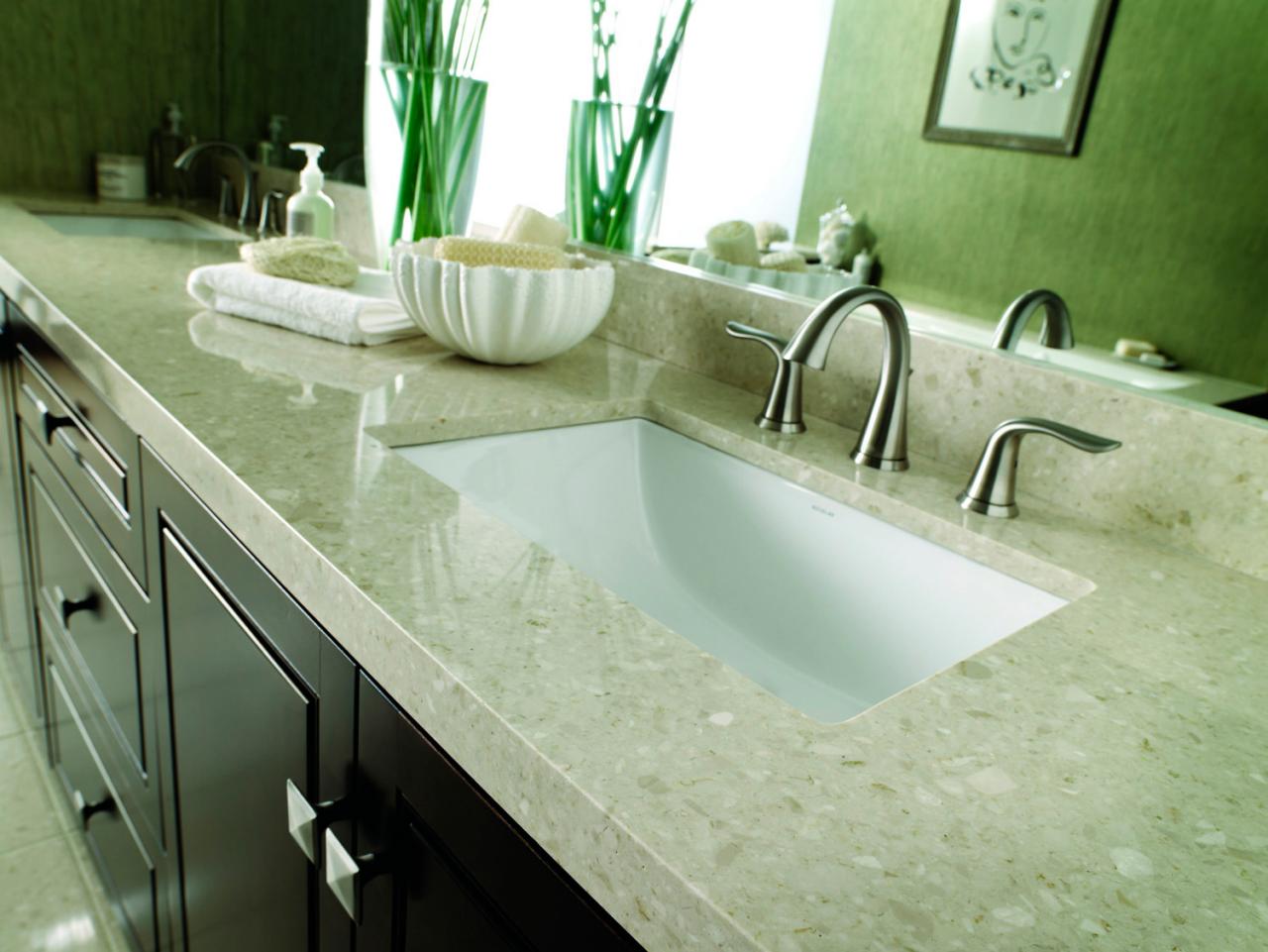 Featured image for Sleek and Durable: Choosing the Right Bathroom Countertops for Your Lifestyle