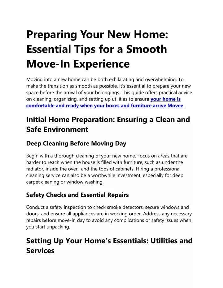 Content image for Tips for Preparing Your Home for the Installation of Your New Major Appliances