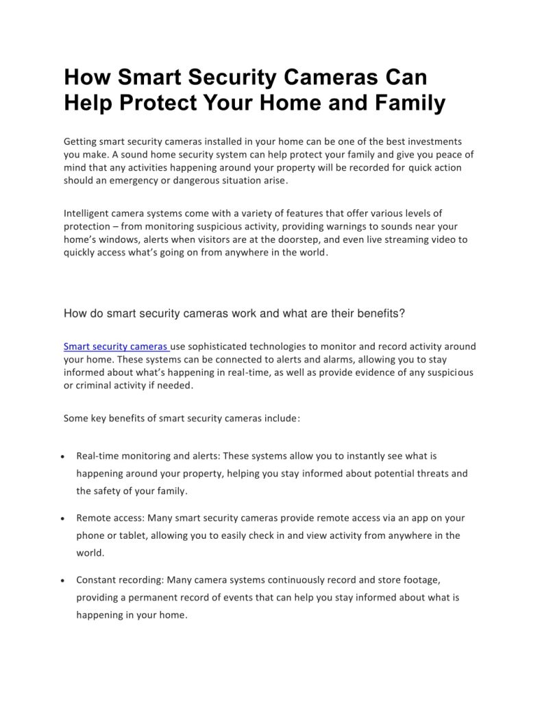 Content image for Smart Security: Essential Tech Home Devices to Protect Your Family
